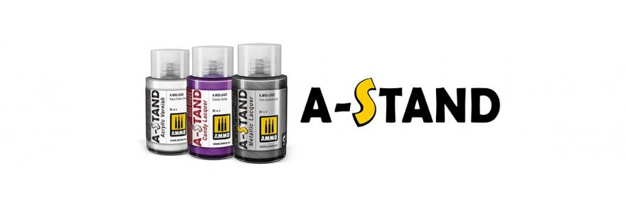 A-Stand Lacquer Paints from AMMO by Mig Jimenez