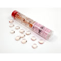 Chessex Translucent Pink Glass Stones Qty 40 or more in 5 1/2"