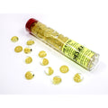 Chessex Catseye Yellow Glass Stones Qty 40 or more in 5 1/2"