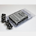 Chessex Translucent Smoke/white Set of Ten d10s