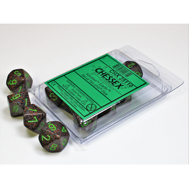 Chessex Speckled Earth Set of Ten d10s