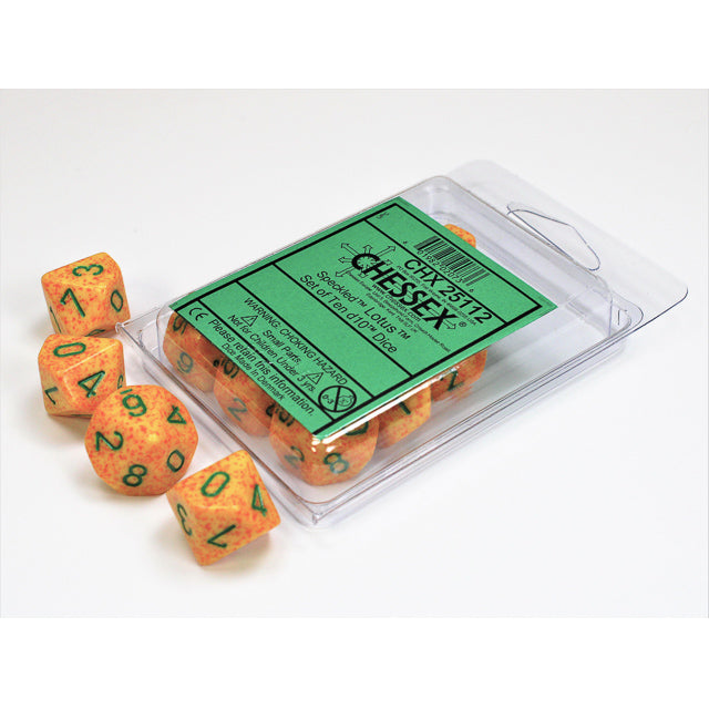 Chessex Speckled Lotus Set of Ten d10s