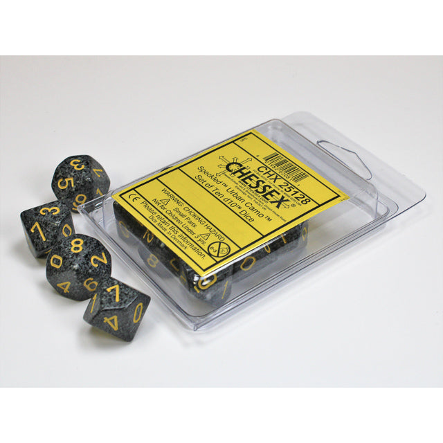 Chessex Speckled Urban Camo Set of Ten d10s