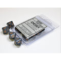 Chessex Opaque Dark Grey/copper Set of Ten d10s