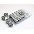 Chessex Opaque Dark Grey/black Set of Ten d10s