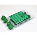 Chessex Vortex Green/gold Set of Ten d10s