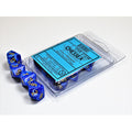 Chessex Vortex Blue/gold Set of Ten d10s