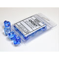 Chessex Nebula Dark Blue/white Set of Ten d10s