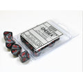 Chessex Velvet Black/red Set of Ten d10s