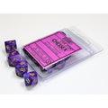 Chessex Lustrous Purple/gold Set of Ten d10s