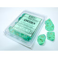 Chessex Borealis Light Green/gold Luminary Set of Ten d10s