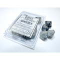 Chessex Borealis Light Smoke/silver Luminary Set of Ten d10s