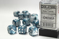 Chessex Lustrous Slate w/white Classic Polyhedra