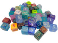 Chessex Bag of 50 assorted Signature d6 Dice