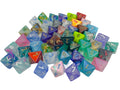 Chessex Bag of 50 assorted Signature d8 Dice
