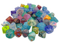 Chessex Bag of 50 assorted Signature d10 Dice
