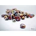 Chessex Iridized Amethyst Glass Stones Qty Approx 40 or more in