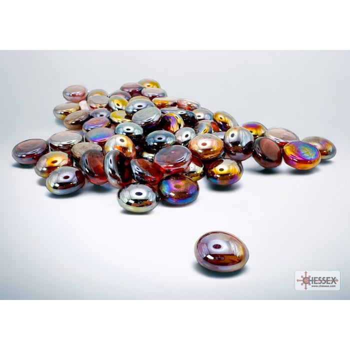 Chessex Iridized Amethyst Glass Stones Qty Approx 40 or more in