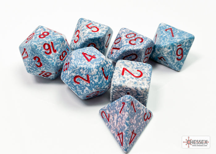 Chessex Air Speckled Polyhedral 7-Die Set
