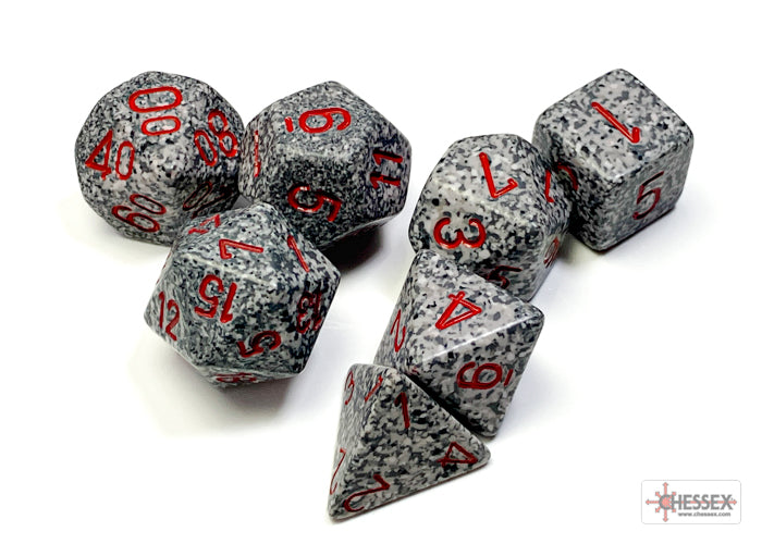 Chessex Granite Speckled Polyhedral 7-Die Set