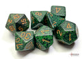 Chessex Golden Recon Speckled Polyhedral 7-Die S