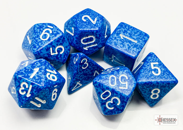 Chessex Water Speckled Polyhedral 7-Die Set