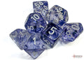 Chessex Nebula Black w/white Signature Polyhedra