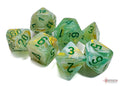 Chessex Marble Green w/dark green Signature Poly