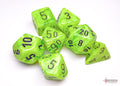 Chessex Vortex Bright Green w/black Signature Po