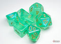 Chessex Borealis Light Green w/gold Signature Po