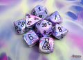 Chessex Festive Polyhedral Hydrangea/black 7-Die Set (with