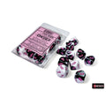 Chessex CHX26269 Gemini Black-White/Pink D10s Set of 10 (9250464891117)