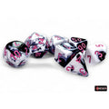 Chessex CHX26469 Gemini Black-White/Pink Polyhedral 7 Dice Set (9250464923885)