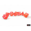 Chessex CHX27553 Festive Dahlia/White Luminary Polyhedral 7 Dice Set (9250466562285)