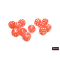 Chessex CHX27753 Festive Dahlia/White D6 Set of 12 (16mm) (9250467086573)