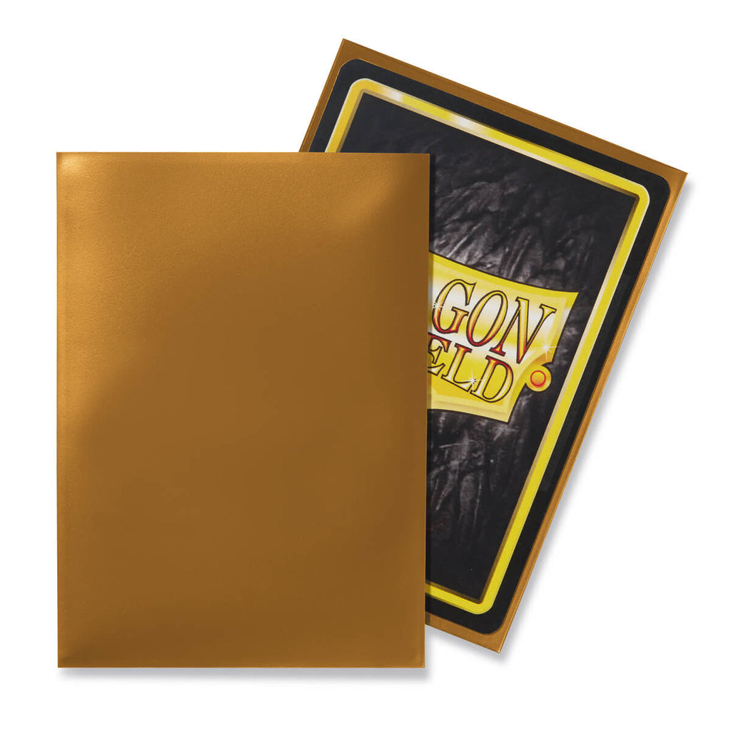 Dragon Shield Sleeves (100) Gold Classic (3)