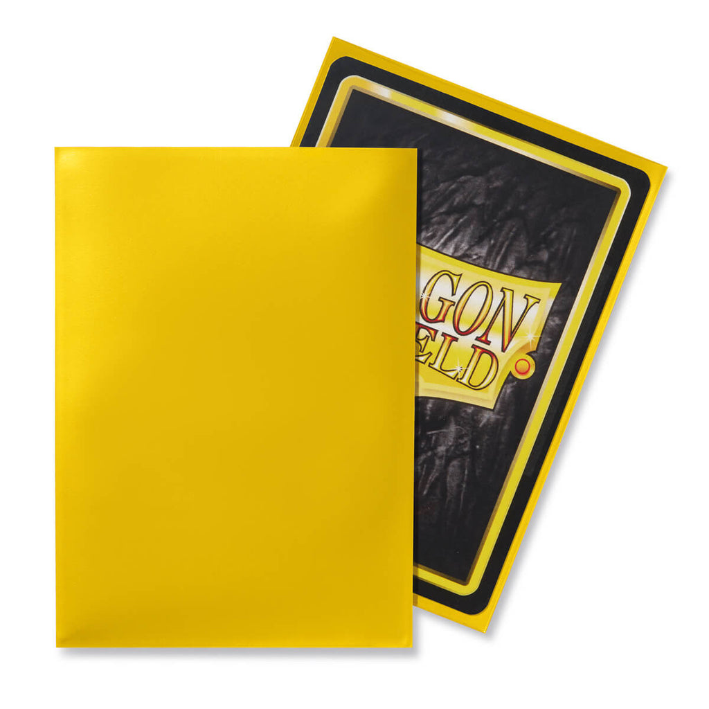 Dragon Shield Sleeves (100) Yellow Classic (3)