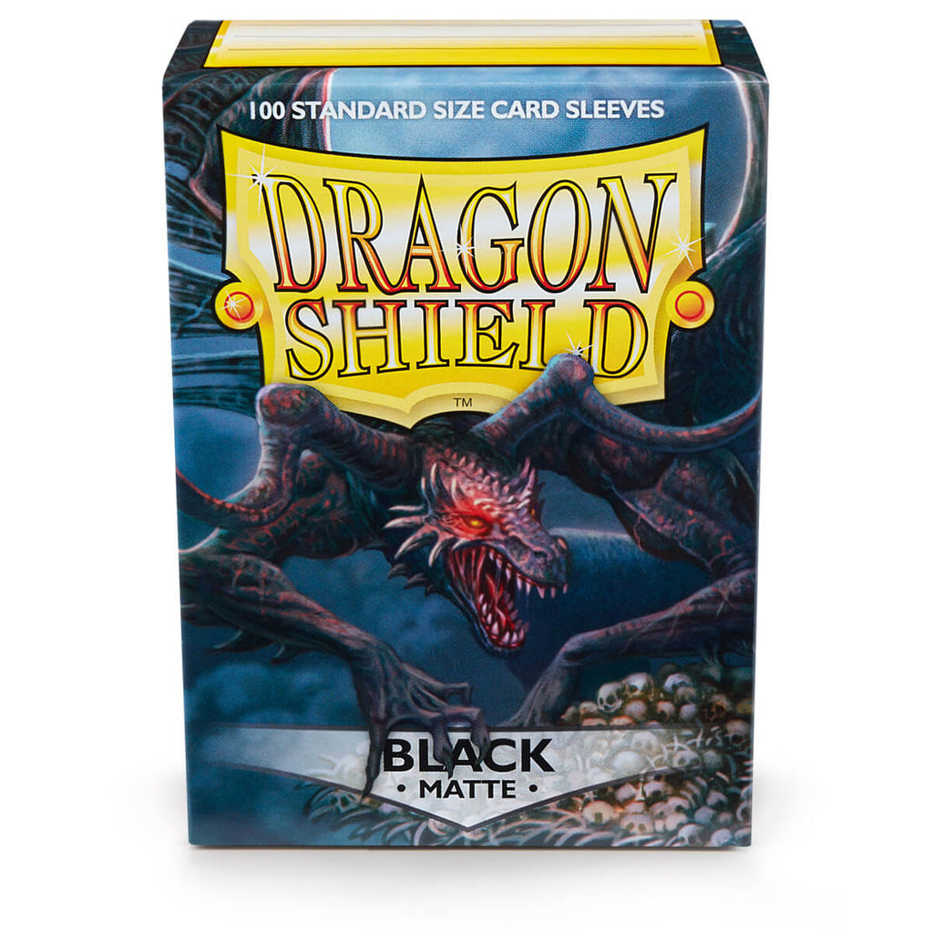 Dragon Shield Sleeves (100) Black Matte (2)