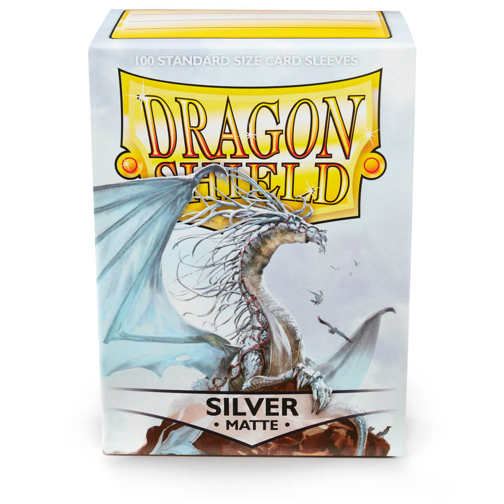 Dragon Shield Sleeves (100) Silver Matte (2)