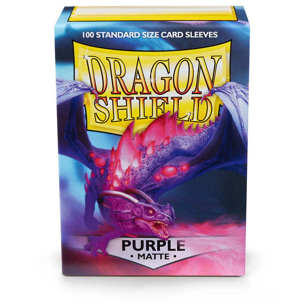 Dragon Shield Sleeves (100) Purple Matte (2)