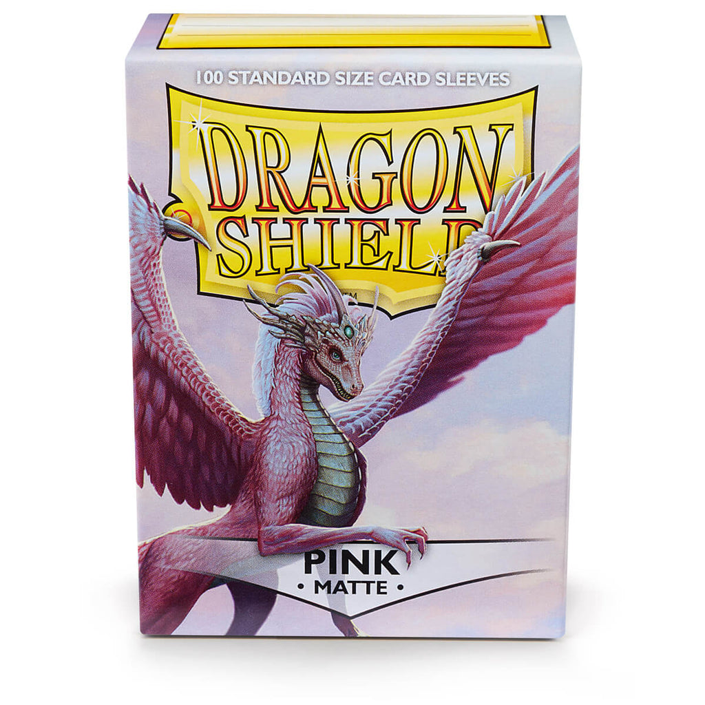 Dragon Shield Sleeves (100) Pink Matte (2)
