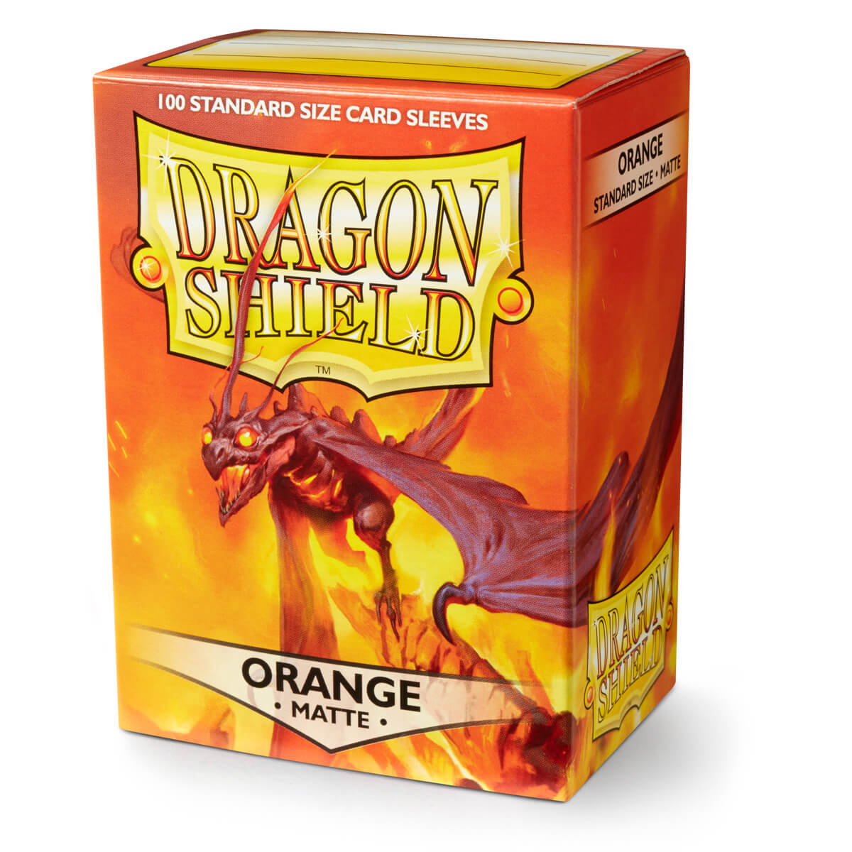 Dragon Shield Sleeves (100) Orange Matte
