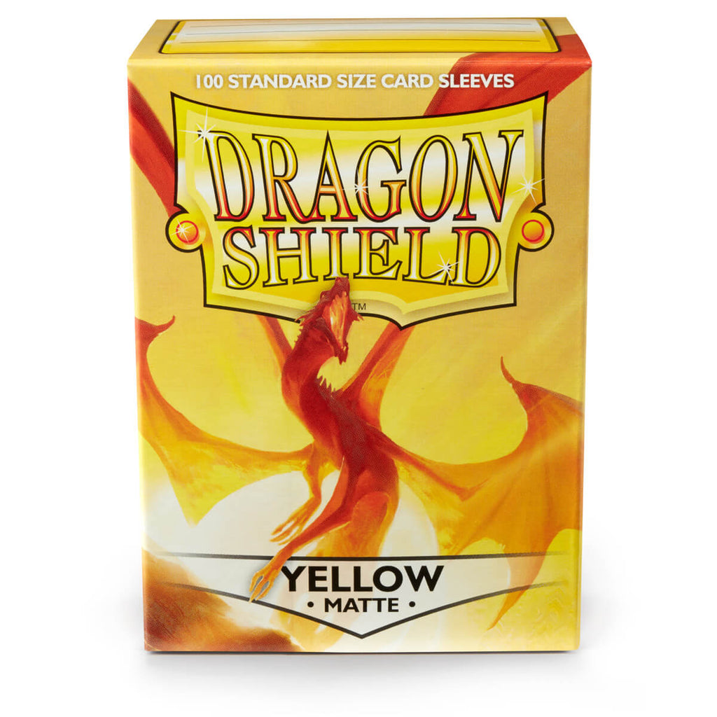 Dragon Shield Sleeves (100) Yellow Matte (2)