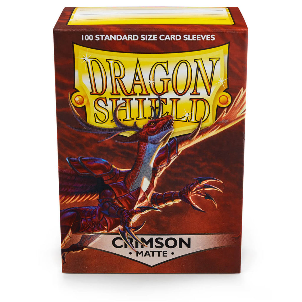 Dragon Shield Sleeves (100) Crimson Matte (2)