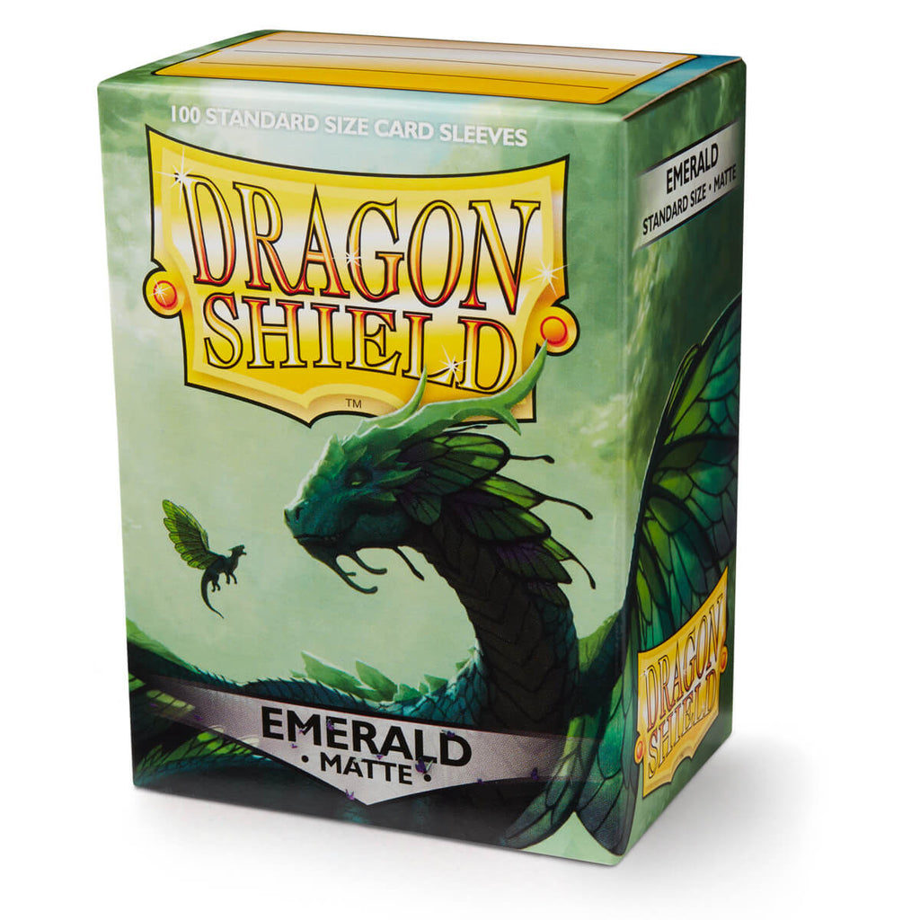 Dragon Shield Sleeves (100) Emerald Matte