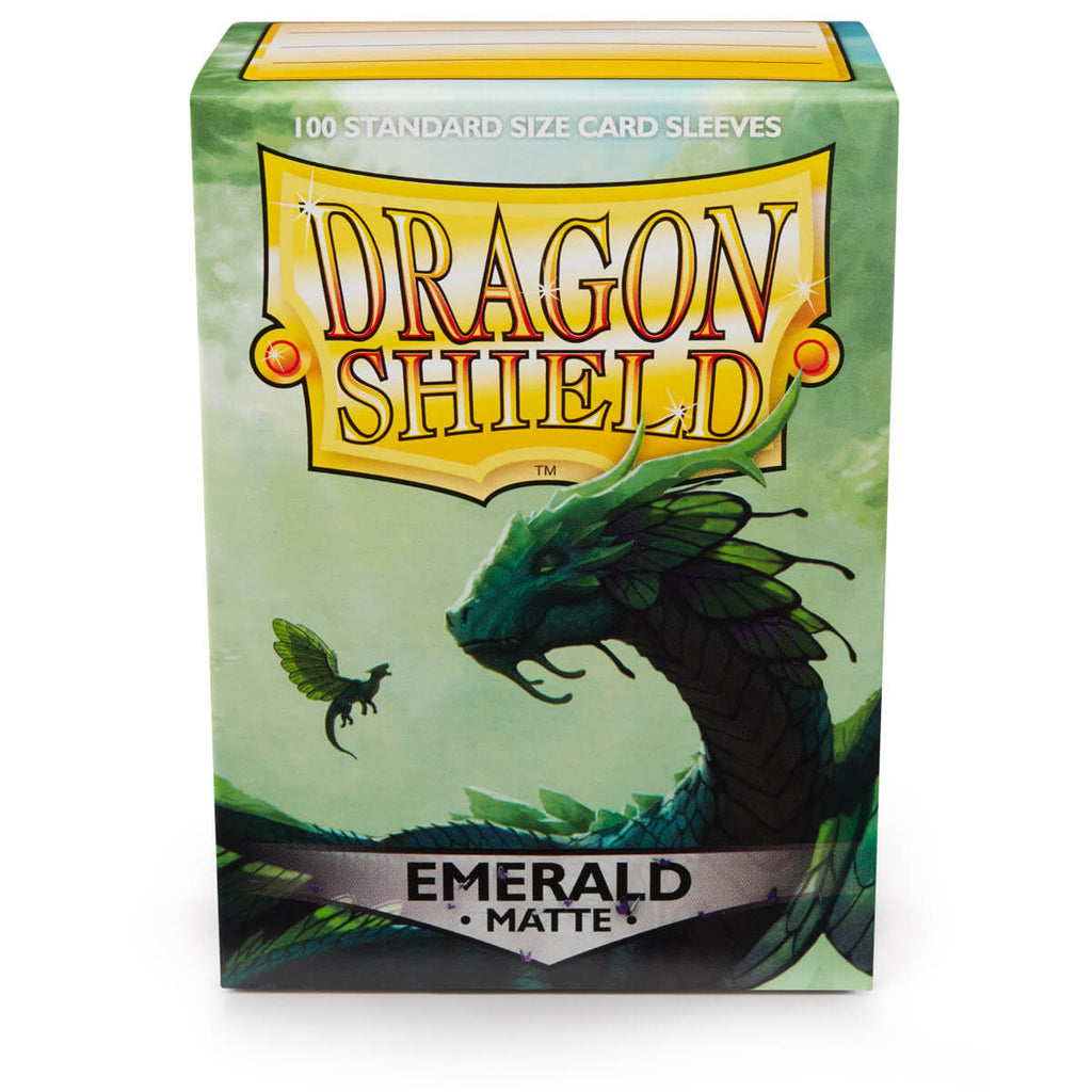 Dragon Shield Sleeves (100) Emerald Matte (2)