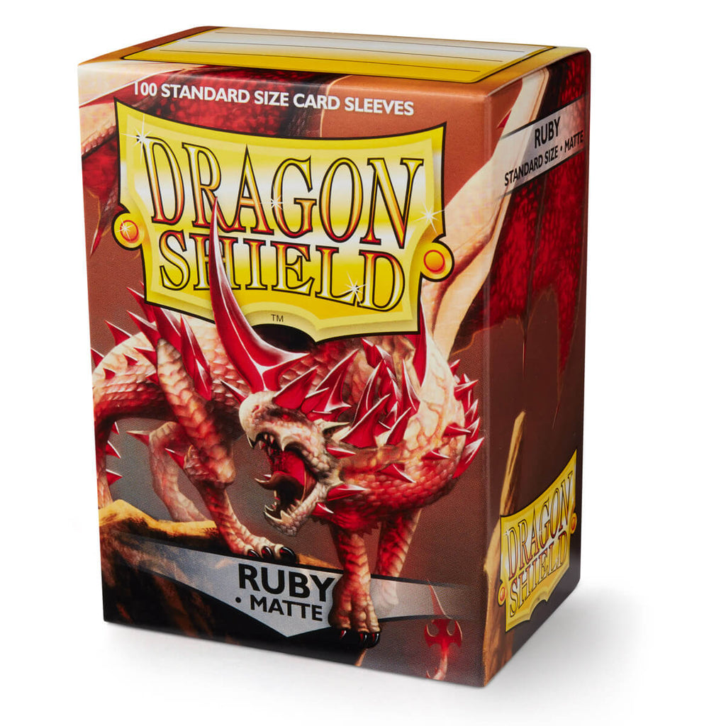 Dragon Shield Sleeves (100) Ruby Matte