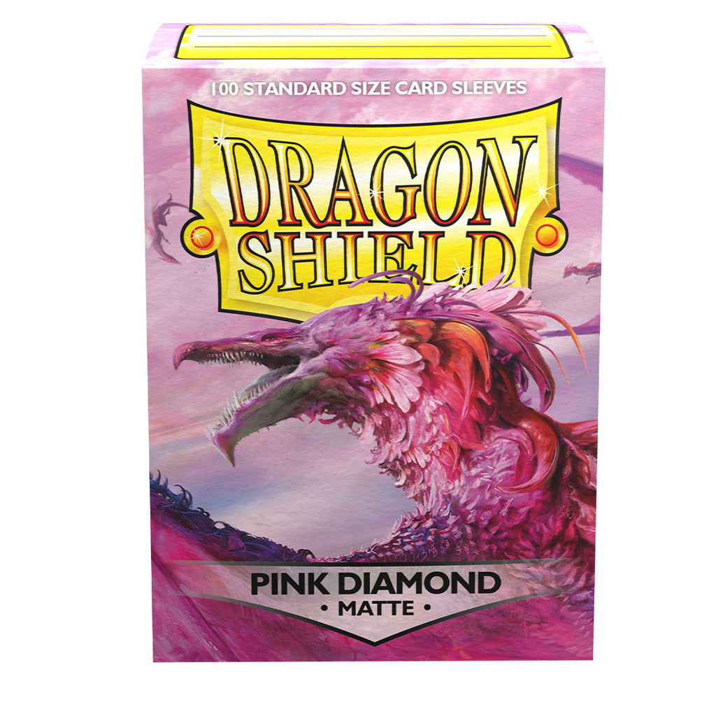 Dragon Shield Sleeves (100) Pink Diamond Matte (2)