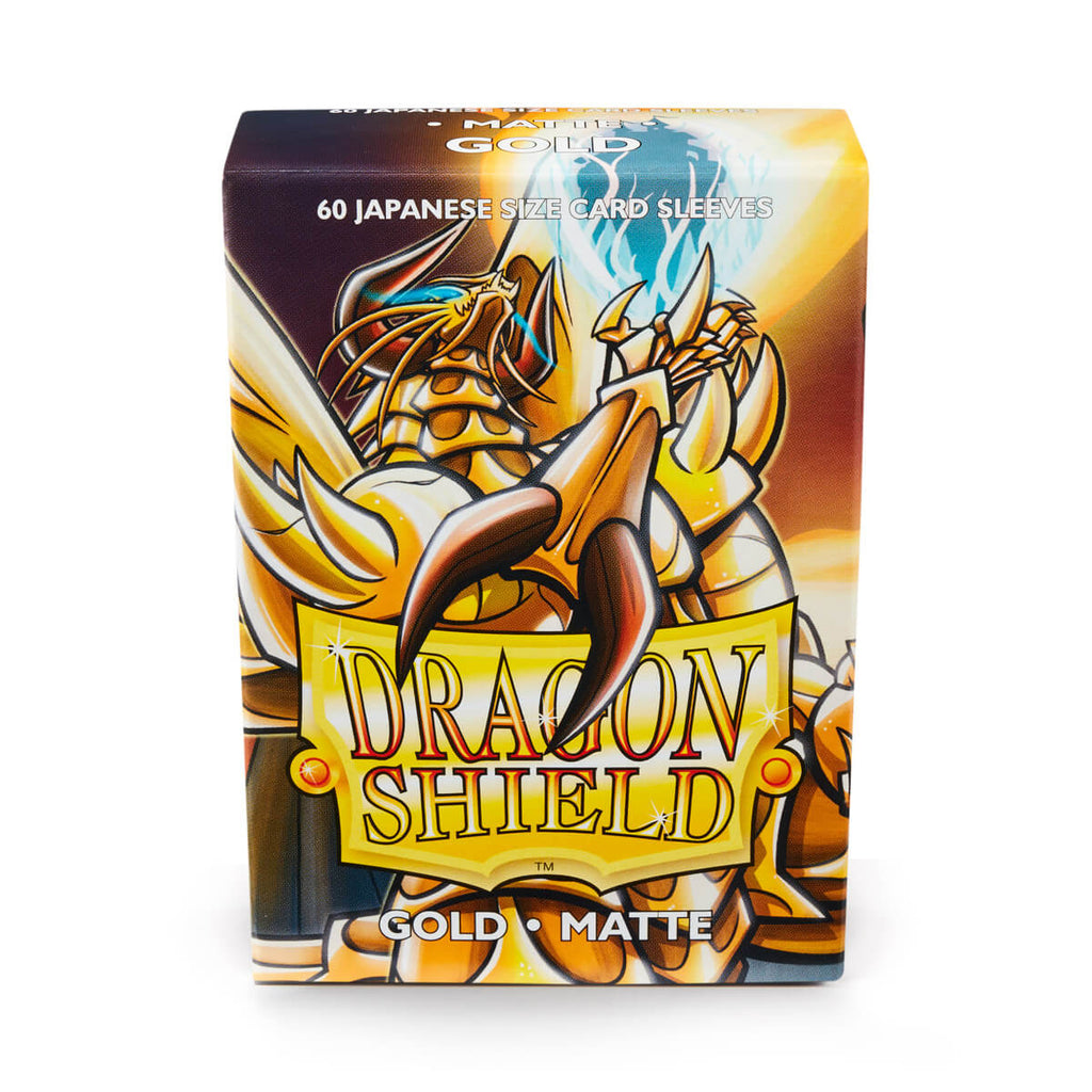 Dragon Shield JPN Sleeves (60) Gold Matte (2)