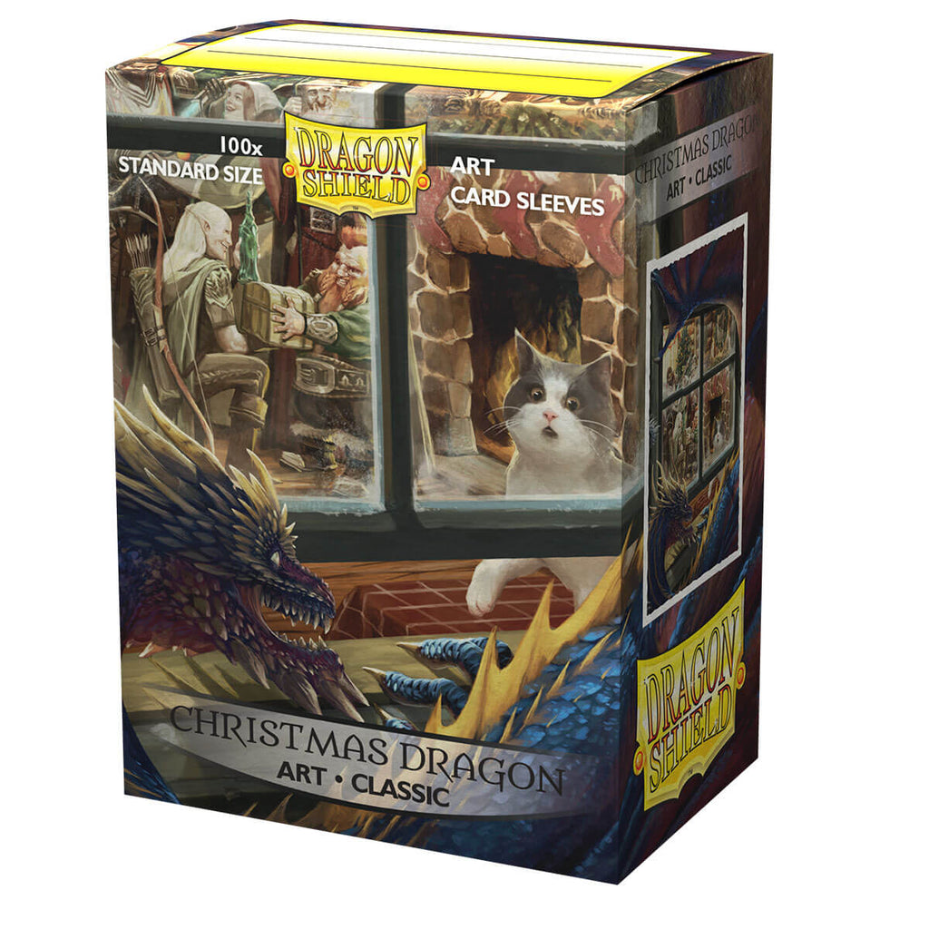 Dragon Shield Sleeves (100) Christmas Dragon Classic Art